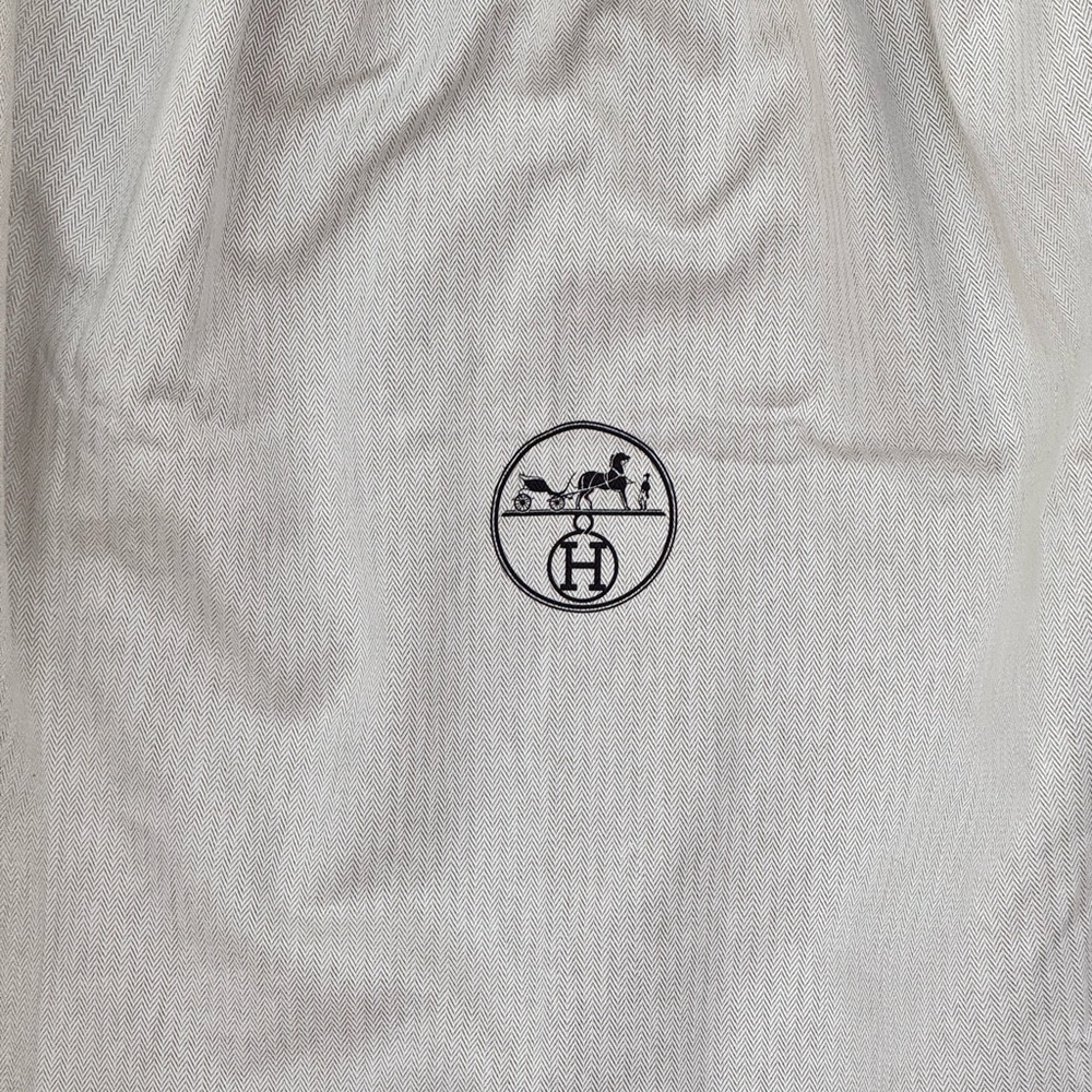 Hermès XXL Dust Bag 33x29 Oversized Canvas Storage Cover Blanket Travel Neutral - Picture 8 of 10